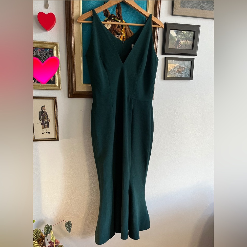 Dress the Population Deep Green Maxi Dress